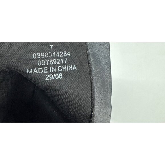 ASOS Design Black Leather Ankle Boots Mid Block Heel Zip Size 7 Womens - Picture 11 of 13